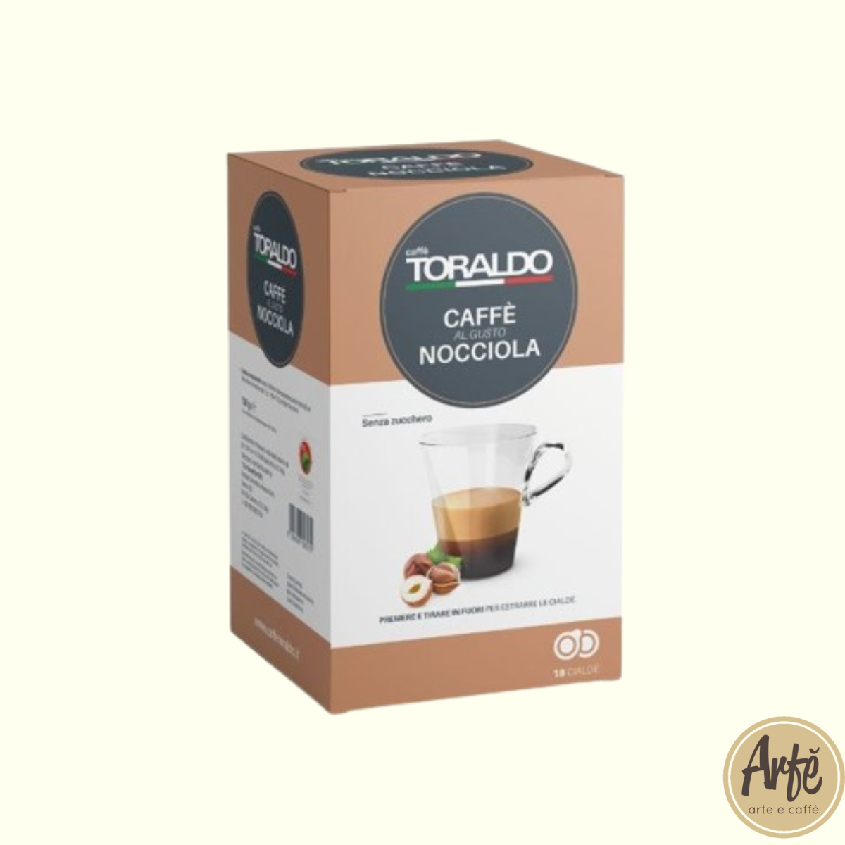 18 Cialde Caffè Toraldo gusto NOCCIOLA
