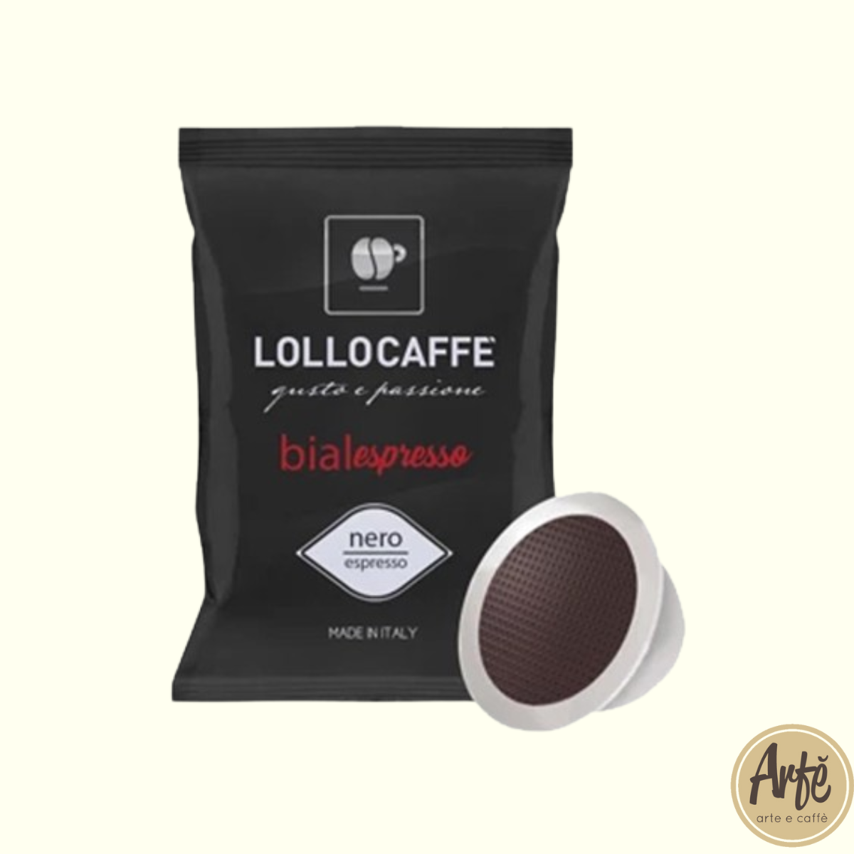 Capsule Caffè Lollo compatibili Bialetti® miscela Nera